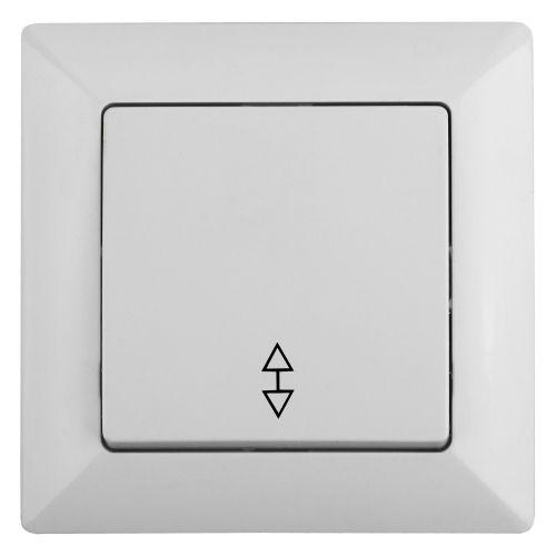 Переключатель 1-кл. СП Solo 4-103-01 10А 250В IP20 бел. Intro Б0053575