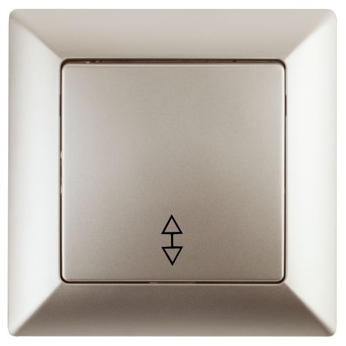 Переключатель 1-кл. СП Solo 4-103-04 10А 250В IP20 шампань Intro Б0053580