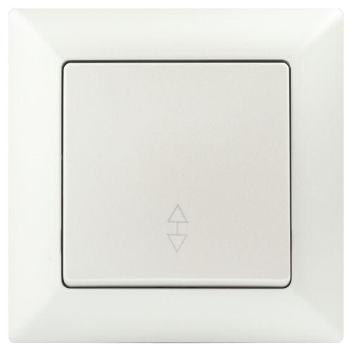 Переключатель 1-кл. СП Solo 4-103-06 10А 250В IP20 перламутр Intro Б0053582