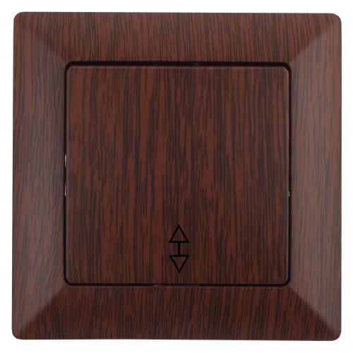 Переключатель 1-кл. СП Solo 4-103-10 10А 250В IP20 венге Intro Б0053583