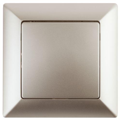 Переключатель промежуточный 1-кл. СП Solo 4-108-04 10А 250В IP20 шампань Intro Б0053620