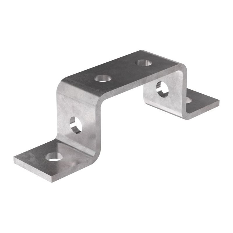 Пластина П-образная двойн. 6 отверстий Промрукав PR16.1123