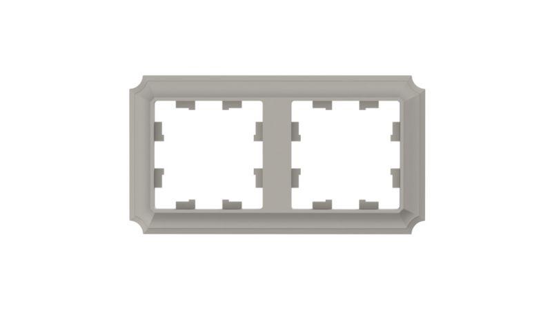 Рамка 2-м AtlasDesign Antique универс. шампань SE ATN100502