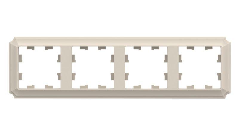 Рамка 4-м AtlasDesign Antique универс. беж. SE ATN100204