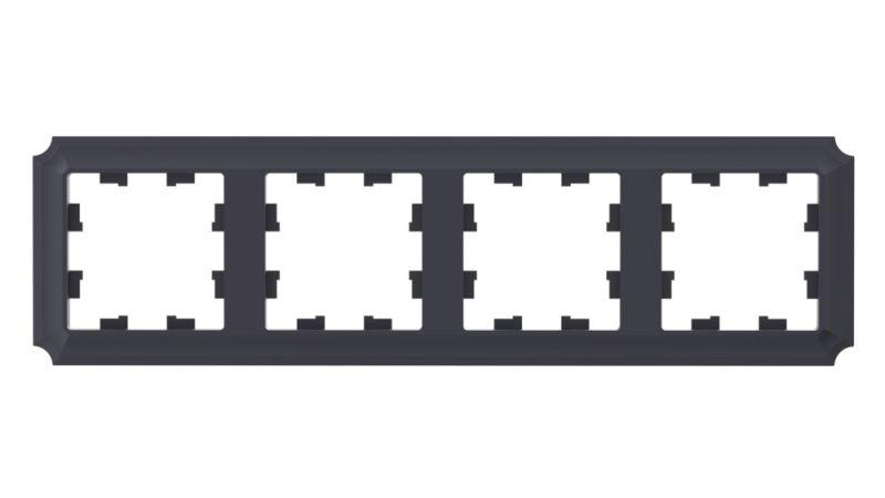 Рамка 4-м AtlasDesign Antique универс. карбон SE ATN101004