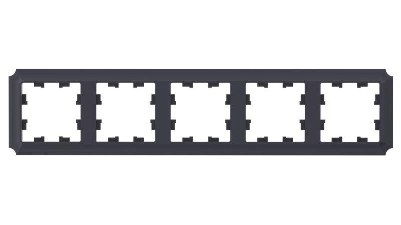 Рамка 5-м AtlasDesign Antique универс. карбон SE ATN101005