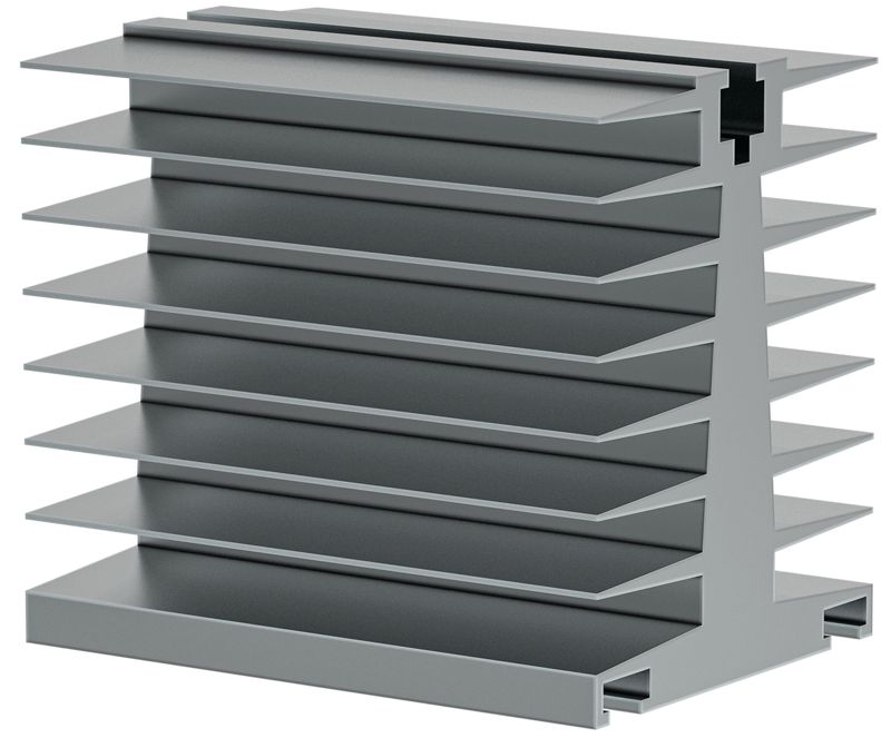 Радиатор для твердотельного реле OSS-2 100А ONI RSS-2-100