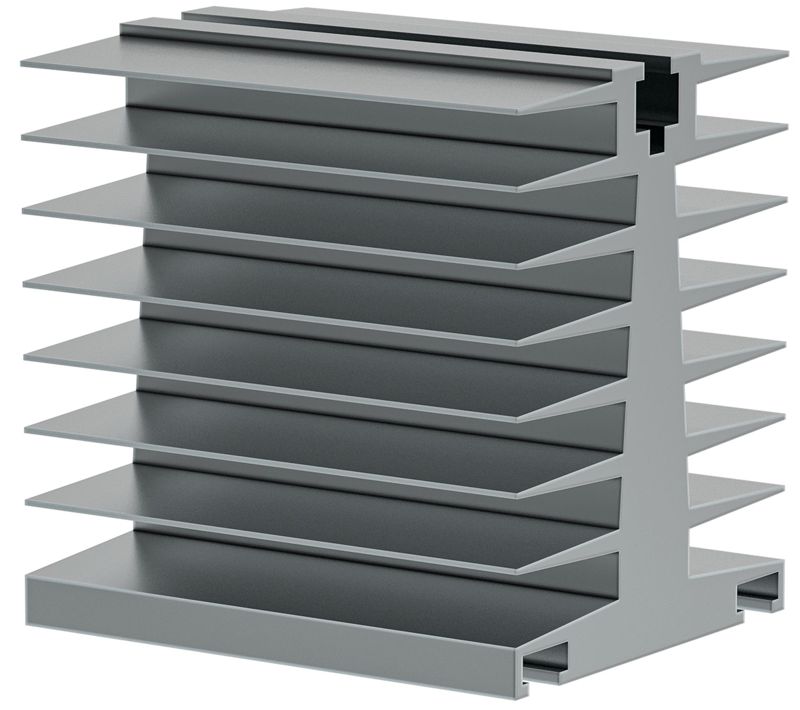 Радиатор для твердотельного реле OSS-2 80А ONI RSS-2-80