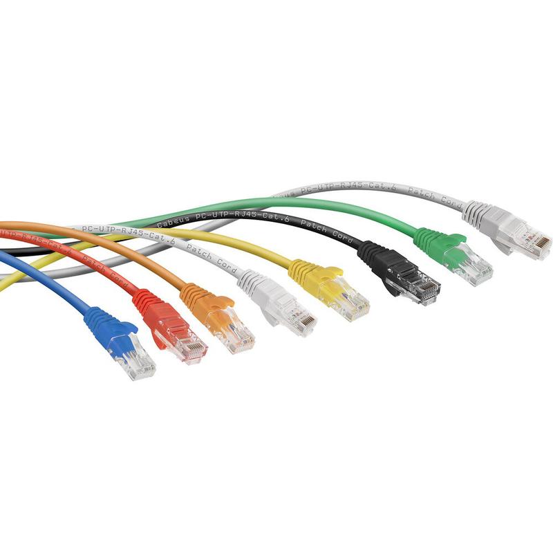 Патч-корд U/UTP кат.6 PC-UTP-RJ45-Cat.6-0.3m-BL-LSZH 2xRJ45/8p8c неэкранир. LSZH 0.3м син. Cabeus 11187c