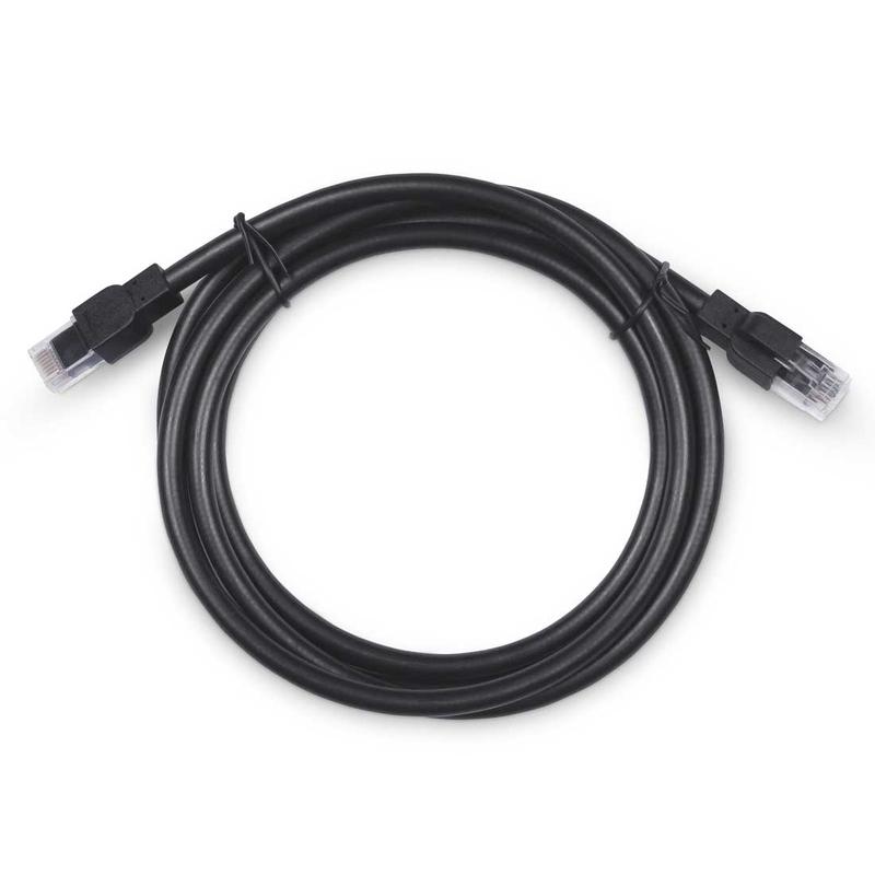 Патч-корд U/UTP кат.6A PC-ARM-UTP-RJ45-Cat.6a-1m-PE 2xRJ45/8p8c неэкранир. армированный гофрированной стальной лентой РЕ внешн. 1м черн. Cabeus 10130c