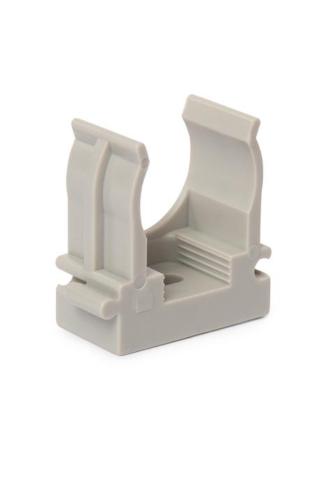 Держатель для труб (клипса) d16мм для монтажн. пистолета пластик. RAL7035 OBO 6836301