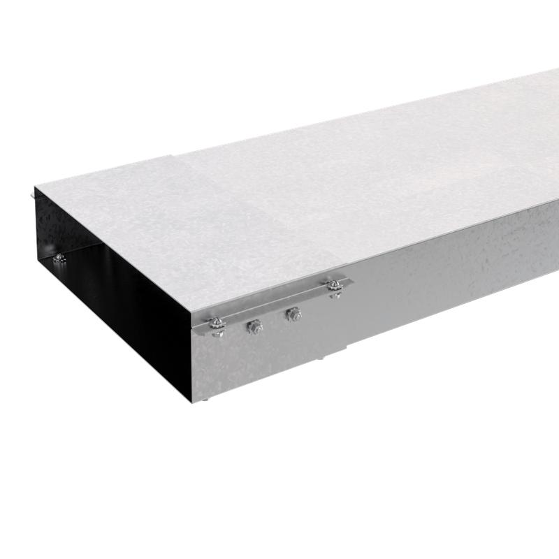 Короб прямой неперфорированный с соединителем КПН.100.100.2000.1.5.2 СОЭМИ Н7110110272