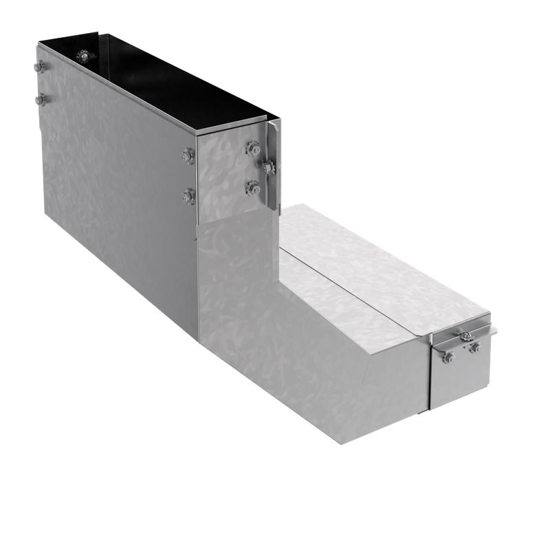 Короб угловой 90град. вверх КУ90В.100.50.355.1.5.2 СОЭМИ Н7243105272