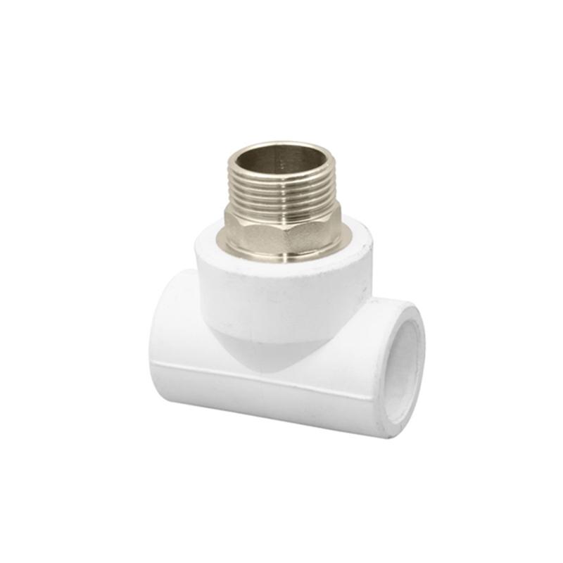 Тройник комбинированный под ключ PPR наружн. резьба 40х1 1/4 бел. RTP 10760