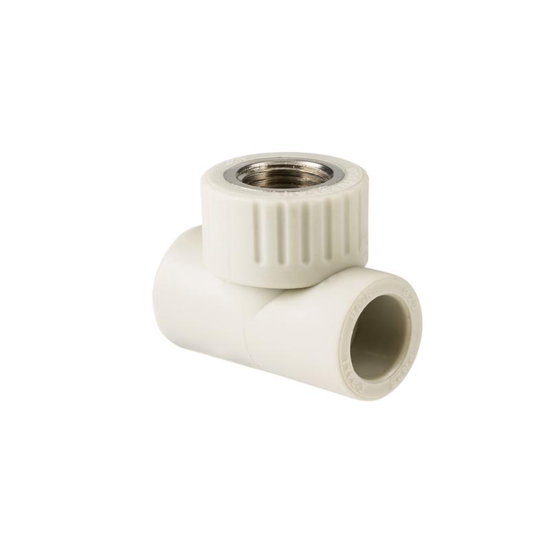 Тройник комбинированный PPR внутр. резьба 32х3/4 сер. RTP 10991