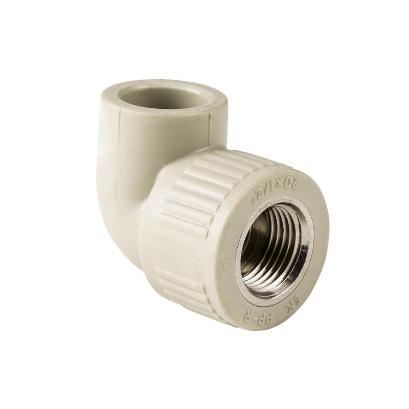 Угольник комбинированный PPR внутр. резьба 32х3/4 сер. RTP 11044