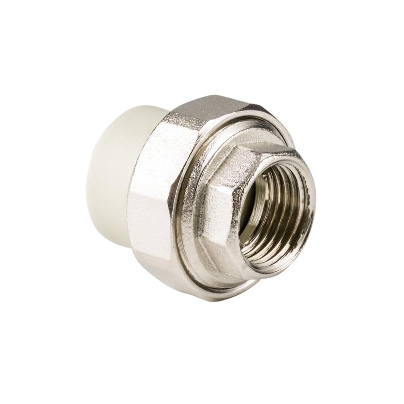 Муфта комбинированная разъемная "Американка" PPR внутр. резьба 40х1 1/4 сер. RTP 15804