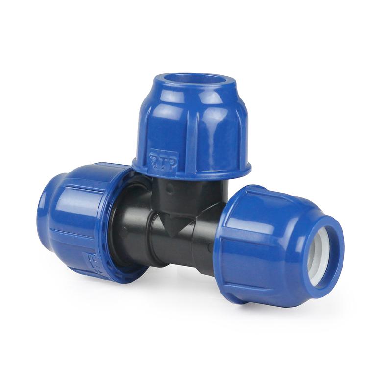 Тройник компрессионный PN10 d110 для ПЭ труб RTP 19691