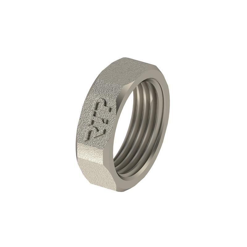 Контргайка латунь 1 1/4дюйм никель RTP 25138