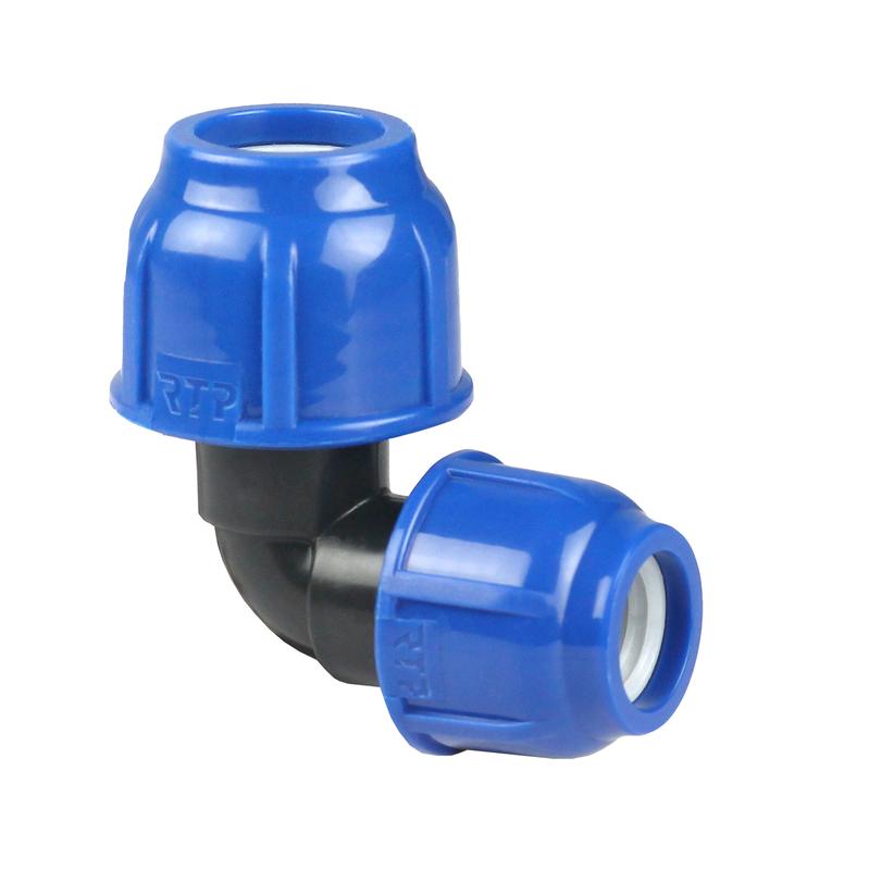 Отвод компрессионный переходной PN16 d63х40 для ПЭ труб RTP 28294