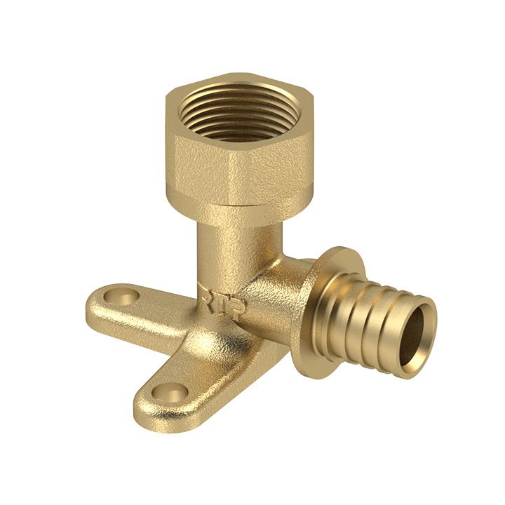 Водорозетка аксиальная внутр. резьба 25х3/4дюйм латунь желт. RTP 28401