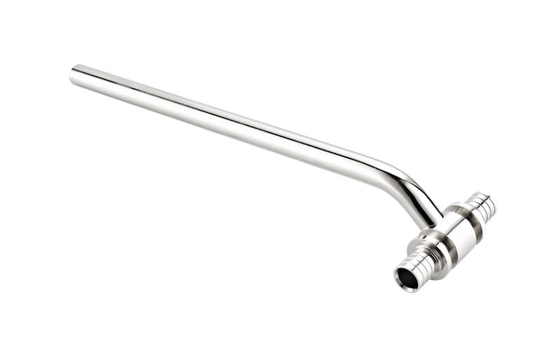 Трубка приборная Т-образная аксиальная латунь 16х1000х16 хром. RTP 29391