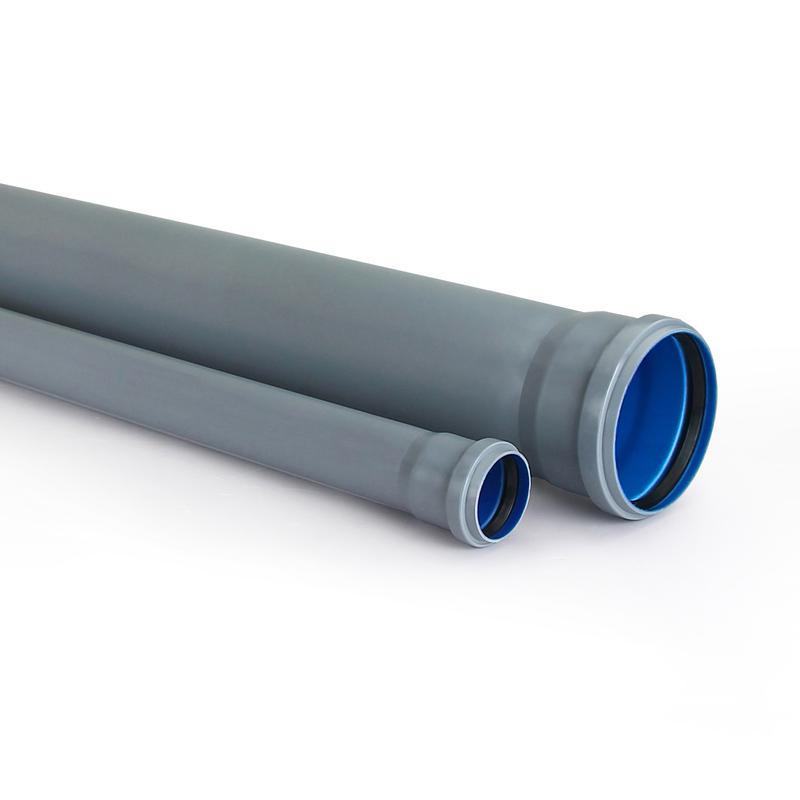 Труба ВК ПП 50х1.5 BAIKAL eco сер./син. (дл.2м) RTP 33269