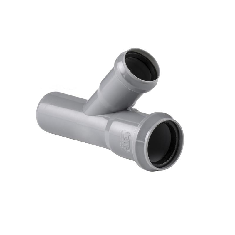 Тройник ВК ПП 40/32х45 сер. RTP 36383