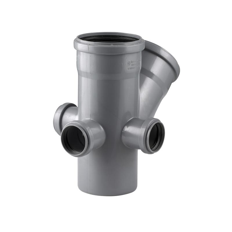 Крестовина двухплоскостная левая/правая/тыл ВК ПП 110/110/50/50/50х45 сер. RTP 36536