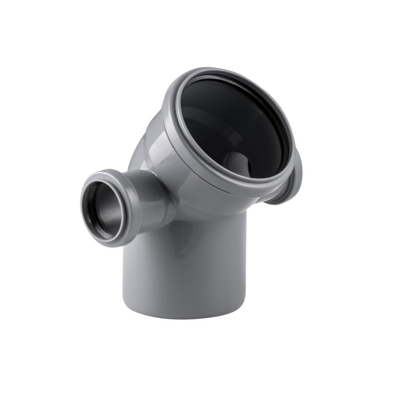 Отвод левый/правый ВК ПП 110/50х45 сер. RTP 36685