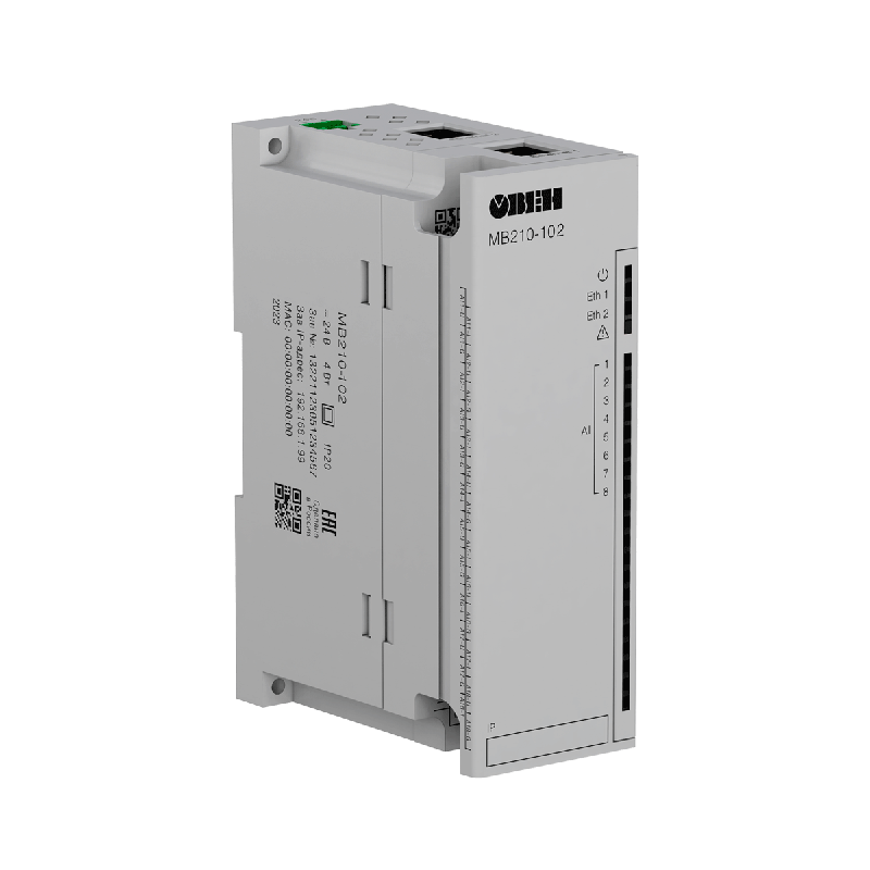 Модуль аналогового ввода МВ210-102 ОВЕН 132211