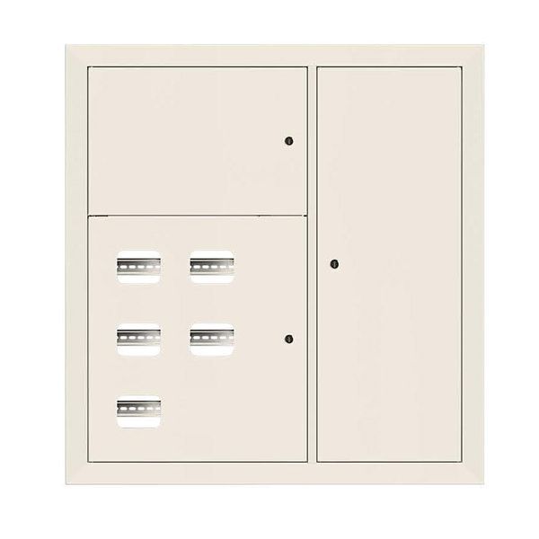 Щит этажный 5кв. RAL9001 (1000х950х150) Basic EKF mb28-v-5-r9001
