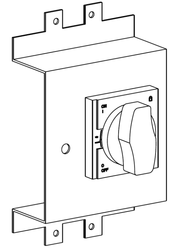 Рукоятка поворотная стандартная квадр.(250) SE SPD-DRHS-02