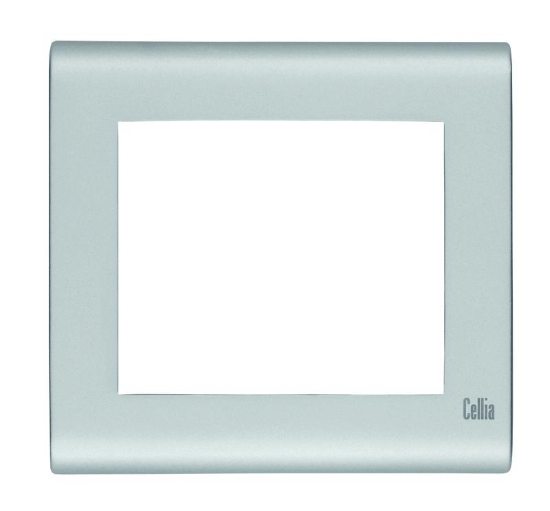 Рамка 1-м матовый хром Cellia Makel 2348701