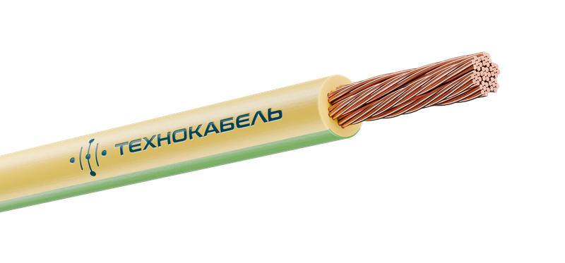 Провод ПуГВнг(А)-LSLTx 1х4 450/750В Ж/З (бухта) (м) Технокабель 00-00149500