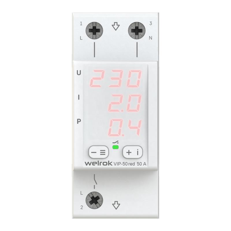 Реле многофункциональное VIP-50 red Welrok 4660251140328