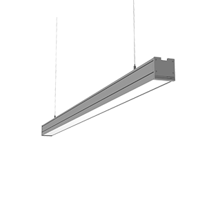 Светильник светодиодный Mercury Pro 73Вт 4000К 1507х65х65 IP54 подвесной рассеив. опал RAL7045 сер. муар с декоративным проводом 2м и комплектом подвесов 2м диммер DALI VARTON V1-R0-70258-30D01-5407340