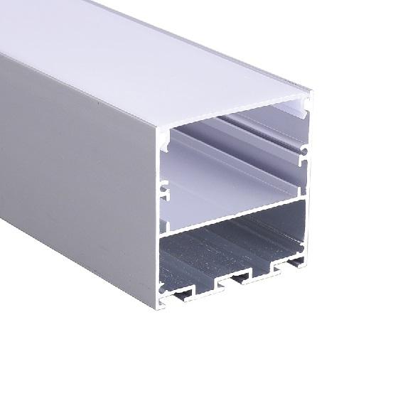 Профиль накладной PAL 5050 L2000 в комплекте: 2 глухих заглушки; рассеив. матов.; 4 клипсы крепежных; 2 подвеса по 1м JazzWay 5049901