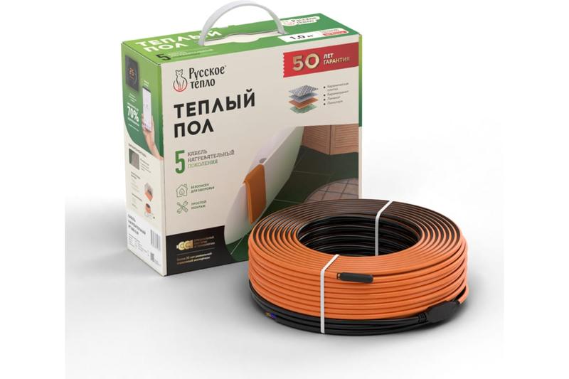 Комплект "Теплый пол" (кабель) РТ-2660-135.0 Русское Тепло 2285253