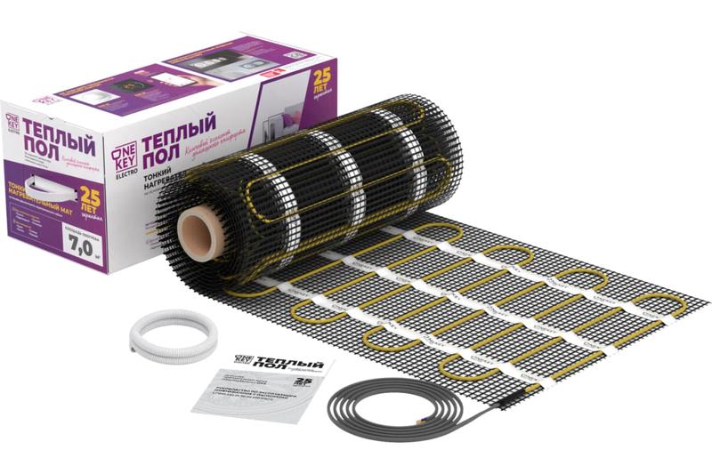Комплект "Теплый пол" (мат) OKE-1200-8.00 OneKeyElectro 2284483