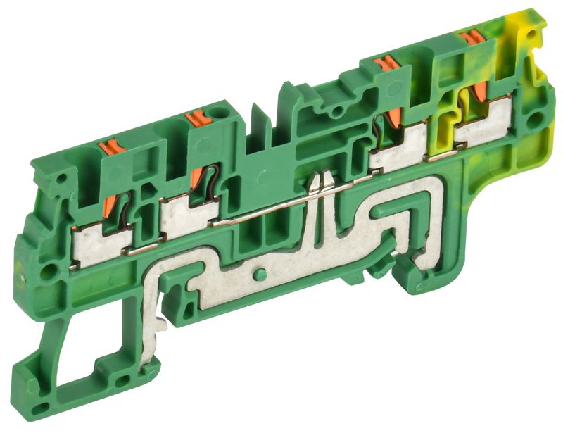 Колодка клеммная CP-MC-PEN земля 4 вывода 1.5кв.мм IEK YCT22-03-4-K52-001