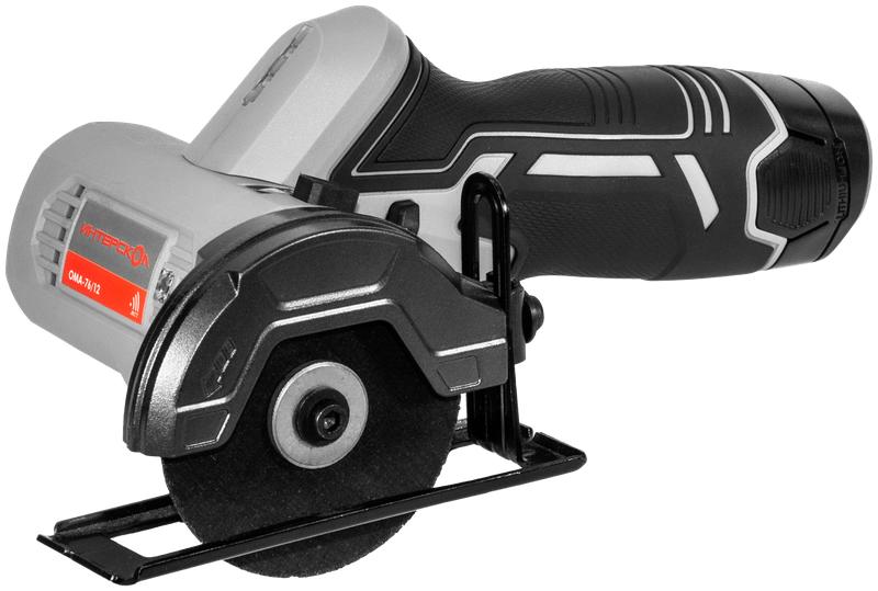 Пила отрезная аккумуляторная ОМА-76/12 (Тушка 2аккум. 2А.ч ЗУ) ИНТЕРСКОЛ 810.2.2.70