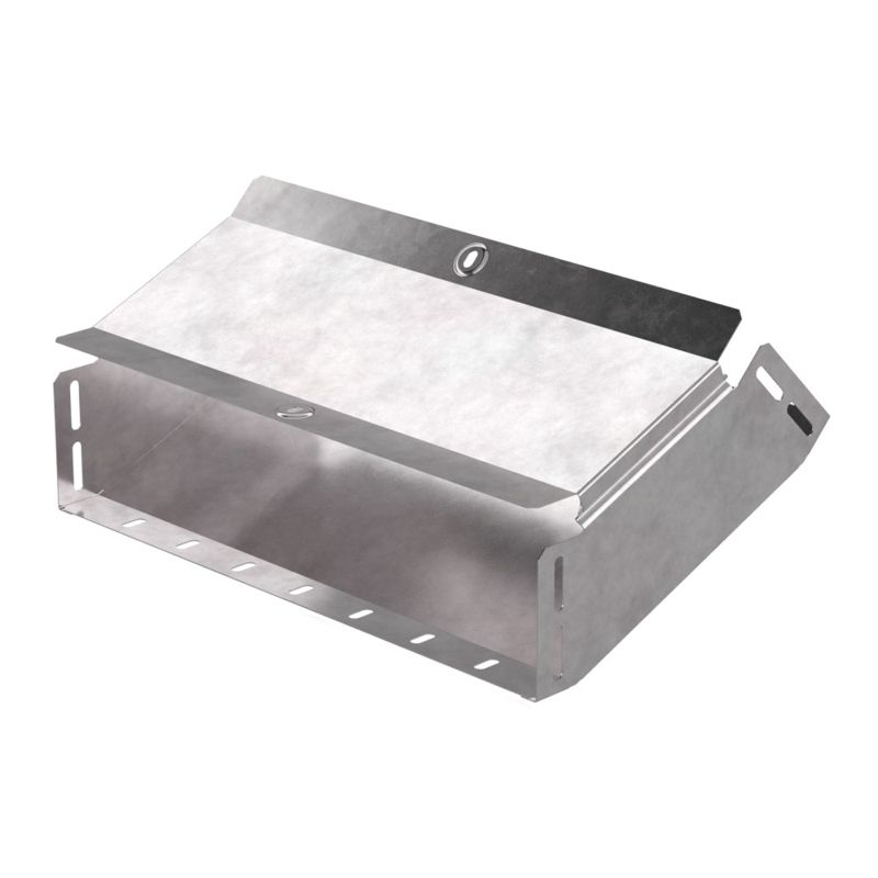 Угол для лотка вертикальный внутренний 45град. 400х100 с крышкой Стандарт Промрукав PR16.0594