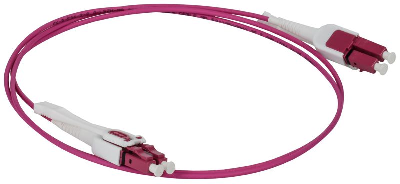 Патч-корд оптический OM4 LC/UPC-LC/UPC Duplex uniboot 1м ITK FPC5004-LCUU-LCUU-C2L-1M