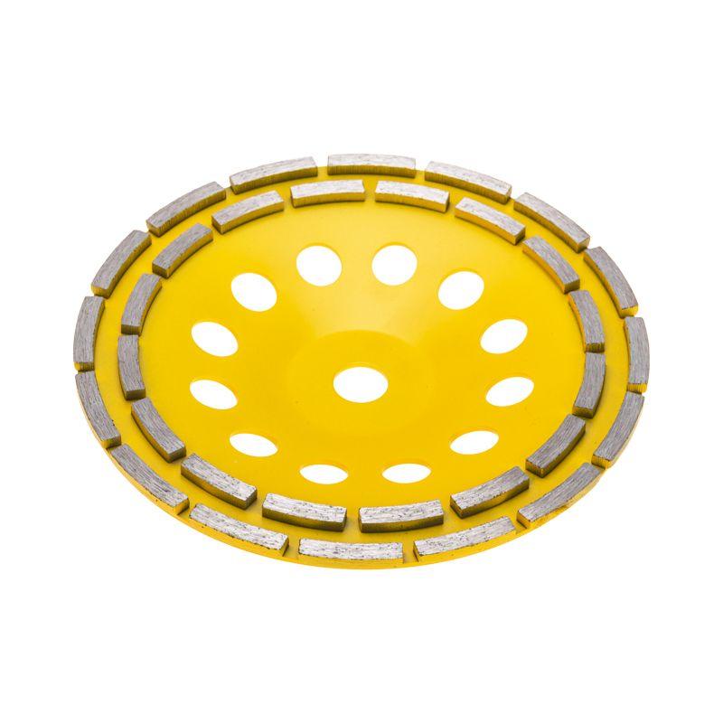 Чашка алмазная шлифовальная двухрядная 230х22.2мм KRANZ KR-90-0254