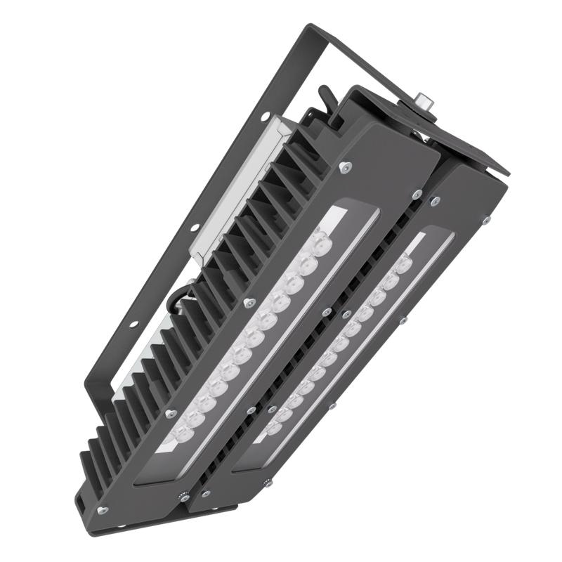 Прожектор светодиодный LAD LED R700-2-PC-10-750-D36-170L1 PROM 170Вт IP67 5000К 230В CRI70 КСС типа "К" крепление на лире ЛАДзавод LADR72PC10750D36170L1PROM