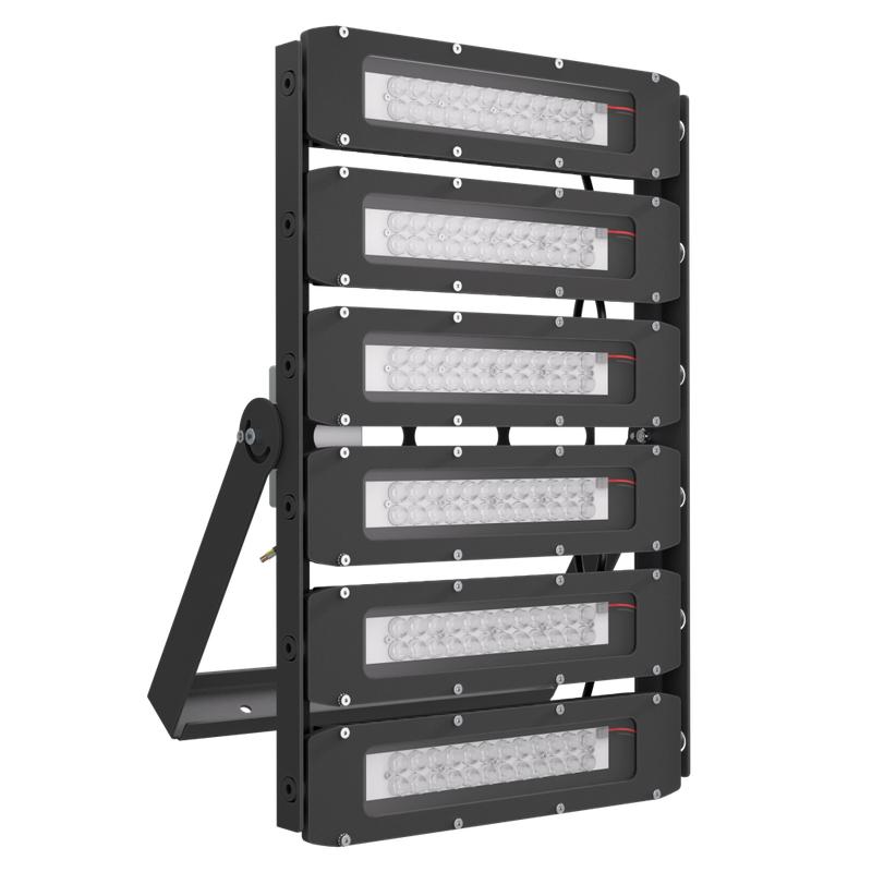 Прожектор светодиодный LAD LED R700-6-PC-10-750-D48-600L1 ST 600Вт IP67 5000К 230В CRI70 КСС типа "К" крепление на лире ЛАДзавод LADR76PC10750D48600L1ST