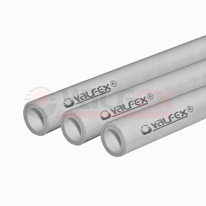 Труба армированная ALUMINIUM SDR 6 PN25 ф32х5.4мм (60) 4м сер. VALFEX 10104032Г