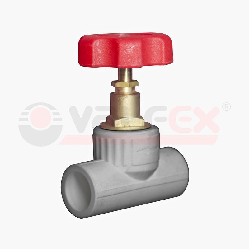 Вентиль проходной 25х3/4 90гр (30/6) сер. VALFEX 10146025Г