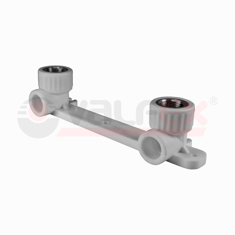 Комплект настенный для смесителя 25х3/4дюйм в.р. (12/3) сер. VALFEX 10124325Г